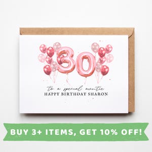 Carte 30e anniversaire tante Cartes 30e anniversaire tante Cadeau 30e anniversaire tante Cadeaux 30e anniversaire tante Carte 30e anniversaire tante 30e carte