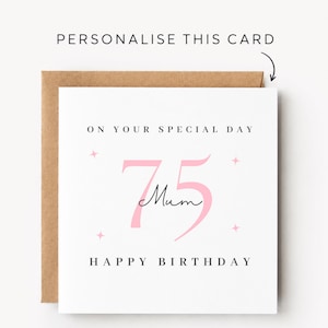 Mum 75th Birthday Card Mum 75th Birthday Cards Mum 75th Birthday Gift Mum 75th Birthday Gifts Mum 75th Birthday Print Mum 75th Birthday Mug