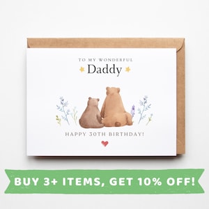 Carte 30e anniversaire papa Cartes 30e anniversaire papa Cadeau 30e anniversaire papa Cadeaux 30e anniversaire papa Souvenir 30e anniversaire papa