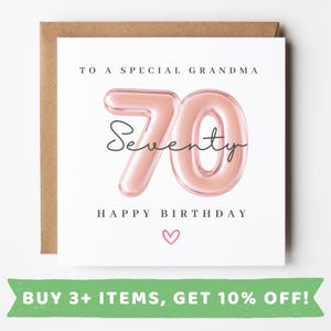 Grandma 70th Birthday Card Grandma 70th Birthday Cards Grandma 70th Birthday Gift Grandma 70th Birthday Gifts Grandma 70th Birthday Presents