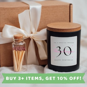 Coffret cadeau bougie 30e anniversaire d'un ami Cadeaux 30e anniversaire d'un ami Coffret cadeau Cadeaux 30e anniversaire d'un ami Cadeau d'anniversaire 30e anniversaire d'un ami Cadeau 30e anniversaire d'un ami