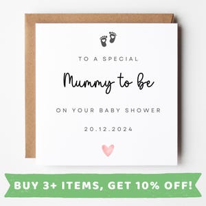 Tarjeta de baby shower para futura mamá Tarjetas de baby shower para futura mamá Regalo de baby shower para futura mamá Regalos de baby shower para futura mamá Tarjeta de regalo para futura mamá