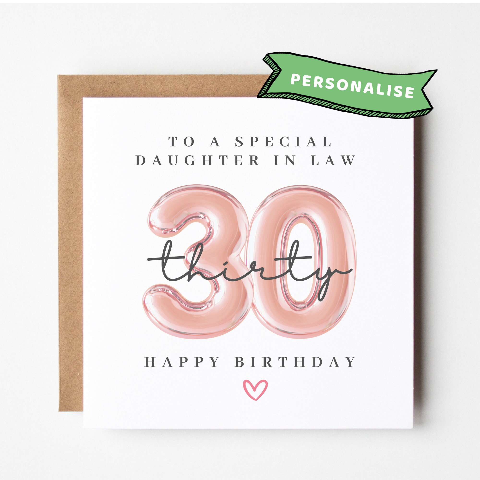 30th birthday gift ideas store for daughter in law