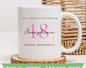 Daughter 18th Birthday Mug Daughter 18th Birthday Mugs Daughter 18th Birthday Gift Daughter 18th Birthday Gifts Daughter 18th Birthday Cards