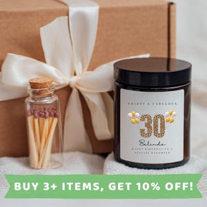 Daughter 30th Birthday Candle Gift Set Daughter 30th Birthday Gift Box Gifts Daughter 30th Birthday Gift Daughter 30th Birthday Present Card