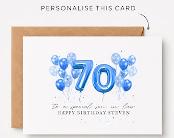 Son In Law 70th Birthday Cards Son In Law 70th Birthday Cards Son In Law 70th Birthday Gift Son In Law 70th Birthday Gifts Son In Law 70th