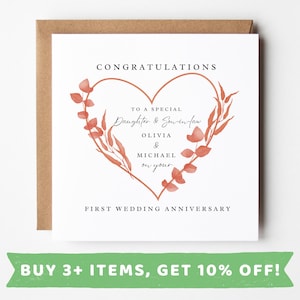 Daughter And Son In Law Wedding Anniversary Card Daughter And Son In Law Wedding Card Daughter And Son In Law Anniversary Card Mr An Mrs Mug