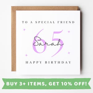 Friend 65th Birthday Card Friend 65th Birthday Cards 65th Birthday Gift 65th Birthday Gifts Friend 65th Birthday Present Friends 65 Card MUG
