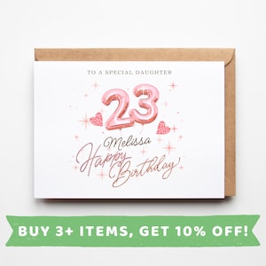 Daughter 23rd Birthday Card Daughter 23rd Birthday Cards Daughter 23rd Birthday Gift Daughter 23rd Birthday Gifts Daughter 23 Birthday Cards