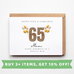 Mum 65th Birthday Card Mum 65th Birthday Cards Mum 65th Birthday Gift Mum 65th Birthday Gifts Mum 65th Birthday Keepsake Mum 65 Birthday Mug