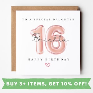 Birthday Card For Daughter 16 Daughter 16th Birthday Card Daughter 16th Birthday Gift Daughter 16th Birthday Bag Daughter 16th Birthday MUG