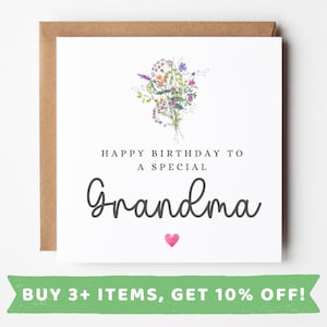 Tarjeta de cumpleaños de la abuela Tarjetas de cumpleaños de la abuela Regalo de cumpleaños de la abuela Regalos de cumpleaños de la abuela Presente de cumpleaños de la abuela Regalos de cumpleaños de la abuela