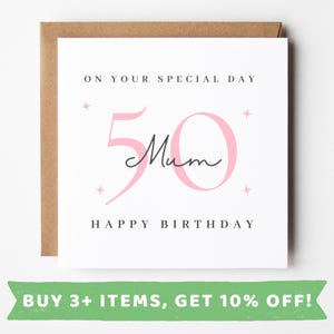 Mum 50th Birthday Card Mum 50th Birthday Cards Mum 50th Birthday Gift Mum 50th Birthday Gifts Mum 50th Birthday Print Mum 50th Birthday MUGS