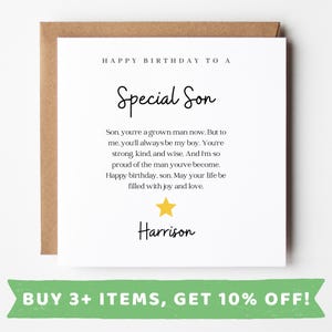 Personalised Son 21st Birthday Card Son 21st Birthday Cards Son 21 Card Son 21st Birthday Gift Sons 21st Birthday Prints Happy 21st Birthday