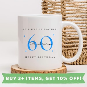 Brother 60th Birthday Mug Brother 60th Birthday Gift Brother 60th Birthday Card Brother 60th Birthday Gifts Brother 60th Birthday Present 60