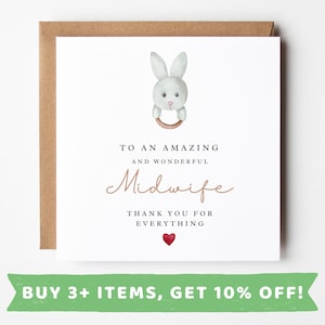 Personalised Card Gift For Midwife Gift Midwife Card Midwife Greeting Card Midwife Definition Card Student Midwife Thank You Gifts Midwives