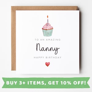 Nanny Birthday Card Nanny Birthday Cards Nanny Birthday Gift Nanny Birthday Gifts Nanny Birthday Present Nanny Birthday Presents Nanny Cards