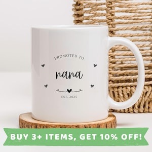 Nana Pregnancy Announcement Mug Nana Pregnancy Announcement Gift Nana Pregnancy Announcement Card Nana Pregnancy Announcement Cards Nana Mug
