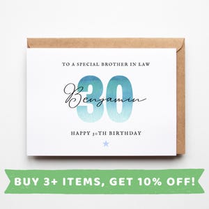 Brother In Law 30th Birthday Card Brother In Law 30th Birthday Cards Brother In Law 30th Birthday Gift Brother In Law 30th Birthday Gifts 30