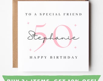 Friend 50th Birthday Card Friend 50th Birthday Cards 50th Birthday Gift 50th Birthday Gifts Friend 50th Birthday Present Friends 50 Card MUG