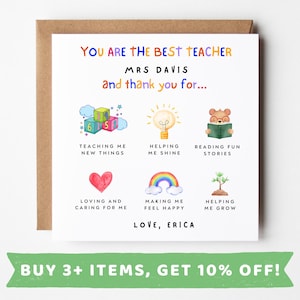 Teacher Card Gift Nursery Teacher Card Gift Keyworker Card Gift Teacher Gift Teacher Lanyard Teacher Shirt Teacher Appreciate Gifts Teachers