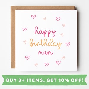 Mum Birthday Card Mum Birthday Cards Mum Birthday Gift Mum Birthday Gifts Mum Birthday Present Mum Birthday Presents Mum Birthday Hamper Box