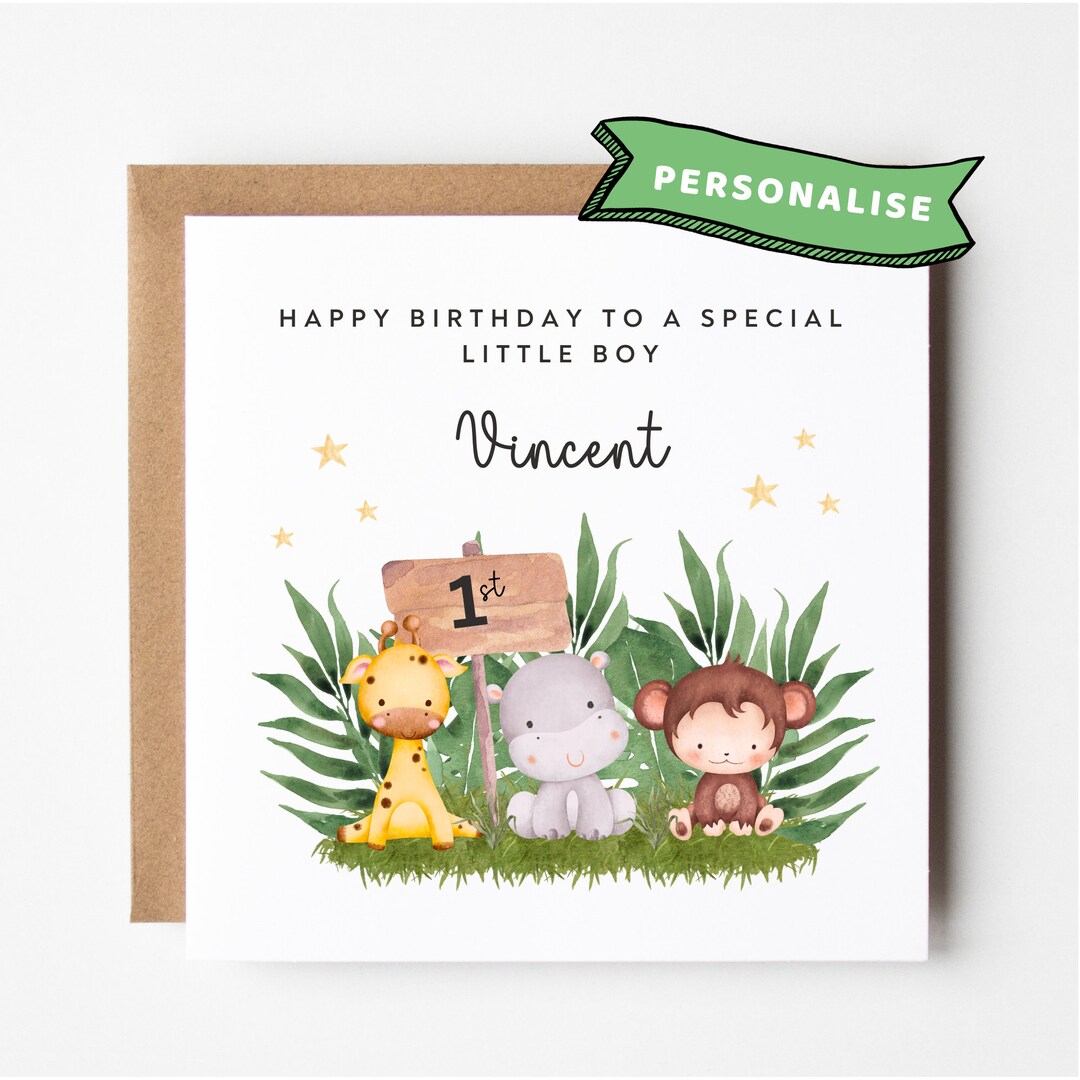 Personalised Birthday Card for Godson Birthday Card Happy Birthday ...