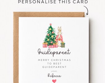 Personalised Guideparent Christmas Card Guideparent Christmas Cards Guideparents Christmas Card Guideparent Christmas Prints Guide Parents