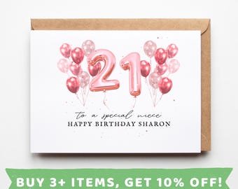 Niece 21st Birthday Card Niece 21st Birthday Cards Niece 21st Birthday Gift Niece 21st Birthday Gifts Niece 21st Birthday Keepsake Nieces 21