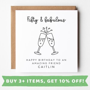 Friend 50th Birthday Card Friend 50th Birthday Cards 50th Birthday Gift 50th Birthday Gifts Friend 50th Birthday Present Friends 50 Card MUG