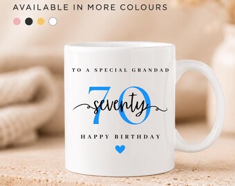 Grandad 70th Birthday Mug Grandad 70th Birthday Gift Grandad 70th Birthday Card Grandad 70th Birthday Cards Grandad 70th Birthday Gifts 70