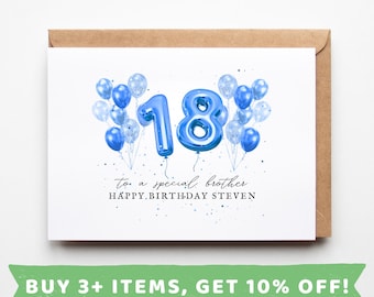 Brother 18th Birthday Card Brother 18th Birthday Cards Brother 18th Birthday Gift Brother 18th Birthday Gifts Brother 18th Birthday Cards 18