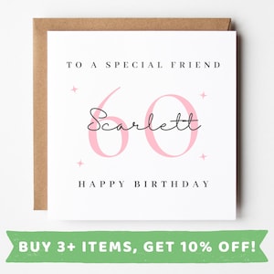 Friend 60th Birthday Card Friend 60th Birthday Cards 60th Birthday Gift 60th Birthday Gifts Friend 60th Birthday Present Friends 60 Card MUG