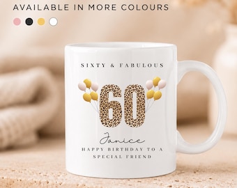 Friend 60th Birthday Mug Friend 60th Birthday Mugs Friend 60th Birthday Gift Friend 60th Birthday Gifts Friend 60th Birthday Print Friend 60