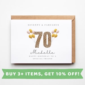 Carte d'anniversaire d'un ami (70 ans) Cartes d'anniversaire de 70 ans d'un ami, cadeau de 70 ans, cadeaux de 70 ans, cadeau d'anniversaire d'un ami, cadeau de 70 ans d'un ami, tasse de cartes de 70 ans