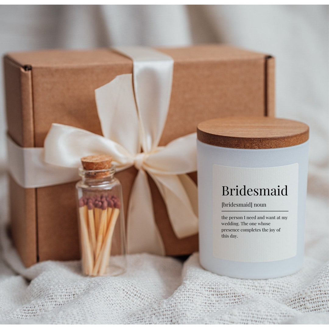 Bridesmaid Candle Gift Set Bridesmaid Proposal Gift Bridesmaid Gifts