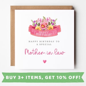 Mother In Law Birthday Card Mother In Law Birthday Cards Mother In Law Birthday Gift Mother In Law Birthday Gifts Mother In Law Birthday Mug