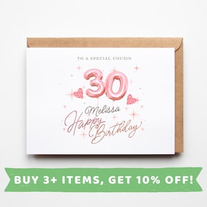 Carte 30e anniversaire cousine Cartes 30e anniversaire cousine Carte 30e anniversaire cousine 30e Cartes 30e anniversaire cousine 30e Carte