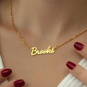 Personalised Name Necklace , Gold Name Necklace, Custom Name Jewellery, Birthday Gift for Her,Baby Shower Gift, Christmas Gift, Gift for Mom