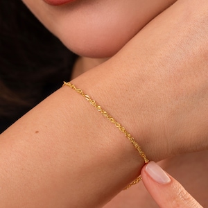 Simple gold bracelet designs sale