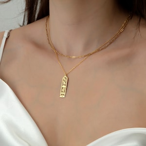 Custom Egypt Cartouche Necklace, Egypt Name Necklace, Ancient Egypt Cartouche Pendant, Ancient Symbol Necklace, Personalized Gift for Her