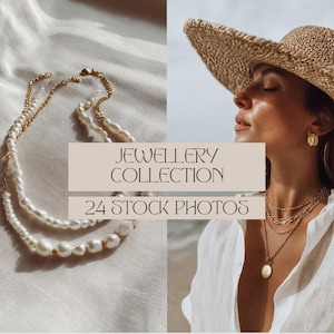 Jewellery Stock Image Collection, Digital Stock Photos, Social Media Marketing Stock Images AI