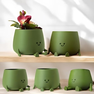 Cute & Unique Planter – Stylish Indoor Plant Pot and Flower Vase Perfect Gift for Her