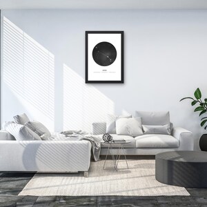 Personalized Star Map Print – Capture the Night You Met, Your Anniversary, or Wedding Day