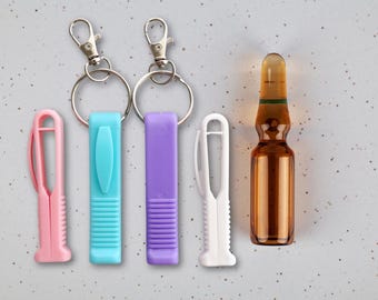 Ampoule Opener Keychain For Nurses, Pharmacists, Medical Professionals, and Midwifes