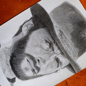 clint eastwood drawing
