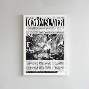 Zenitsu Agatsuma V3 Demon Slayer Anime numérique affiche, cadeaux anime, art mural anime pour chambre d&#39;enfants, collage mural décoratif, cadeaux