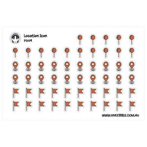 Kartenaufkleber für Reiseliebhaber, organisieren Sie Ihre Abenteuer mit anpassbaren Planer-Aufklebern und Pin-Flaggen - Life Sticker Sheets