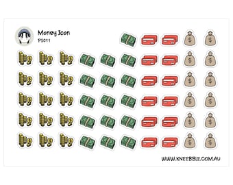 Stickers geldplanner: te betalen rekeningen, betaaldag, budget bijhouden