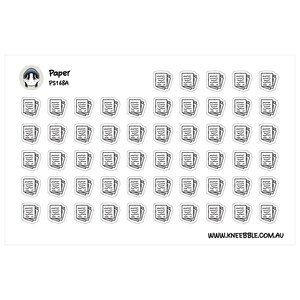 Papierwerk Plannerstickers Functionele kantoorlabels Zelfklevende stickers Paper